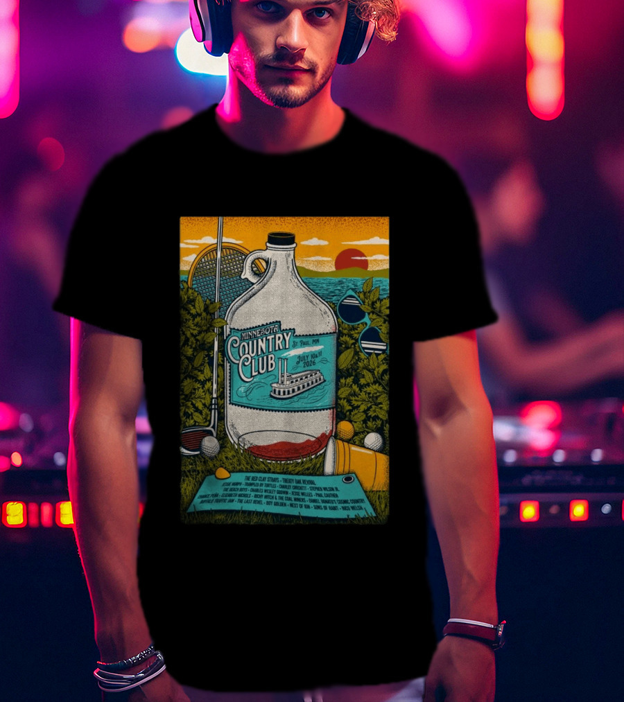Minnesota Country Club Festival July 10 11 2026 Harriet Island Regional Park St. Paul MN T-Shirt