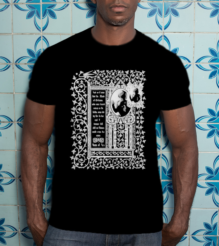 Joan Of Arc Maid Of Orleans Historical Figure Medieval Armor French Heroine Knights Courage Ornate Frame T-Shirt