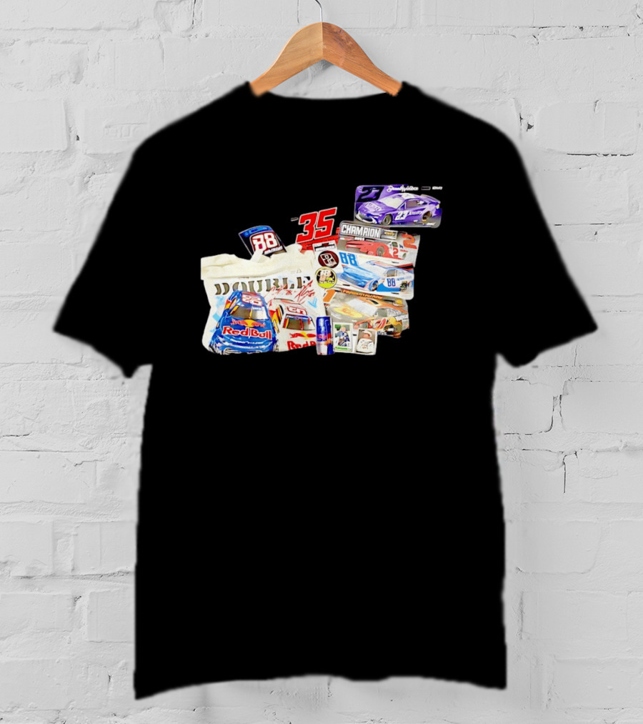NASCAR Bubba Wallace Red Bull Racing 88 Double Champion 35 Collection T-Shirt