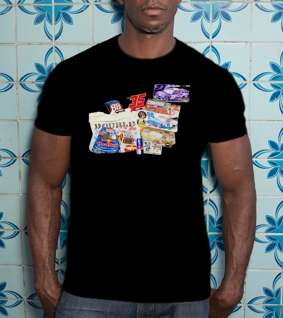 NASCAR Bubba Wallace Red Bull Racing 88 Double Champion 35 Collection T-Shirt