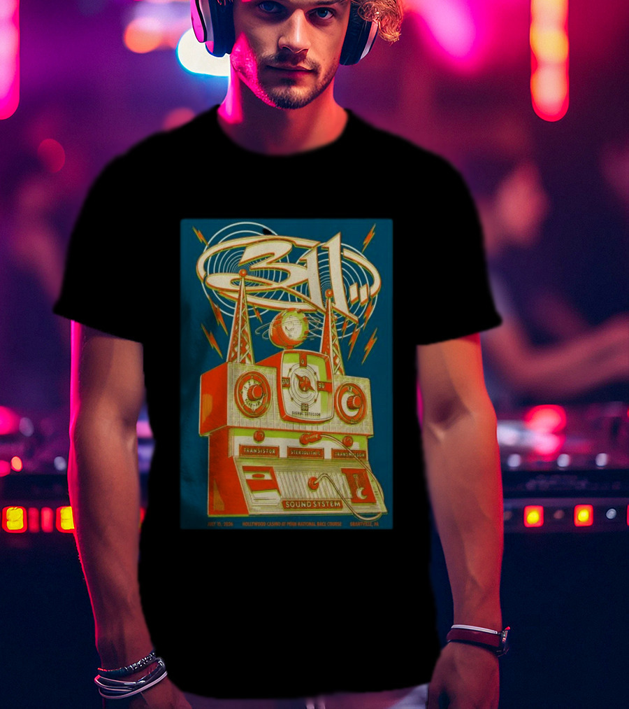 311 Grantville PA July 25 2026 Hollywood Casino Sound System T-Shirt