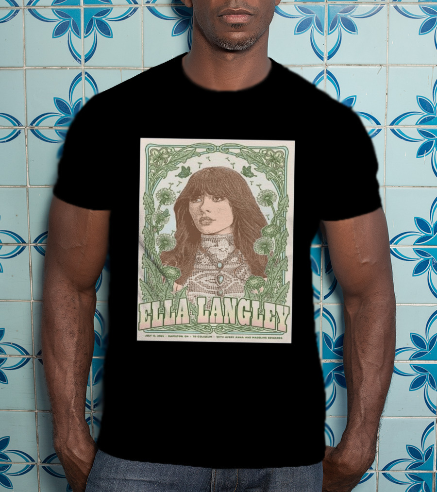 Ella Langley July 16 2026 Hamilton TD Coliseum With Avery Anna Madeline Edwards T-Shirt