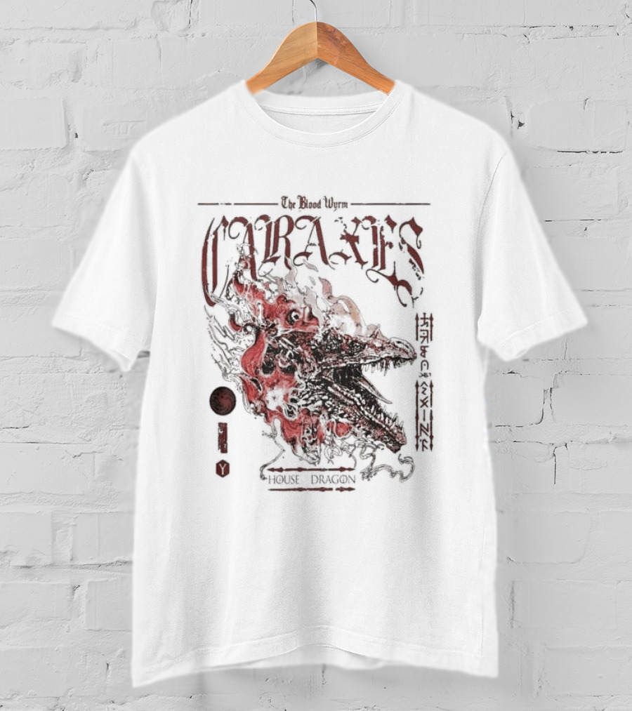 Caraxes House Of The Dragon The Blood Wyrm Fantasy Beast T-Shirt