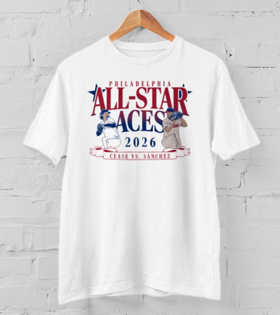Philadelphia All Star Aces 2026 Cease Vs Sánchez T-Shirt