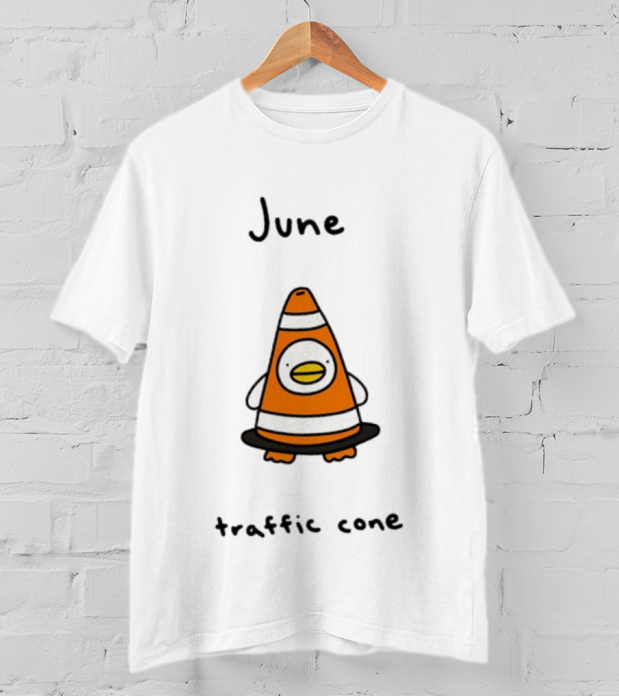 June Traffic Cone Duck Animal T-Shirt