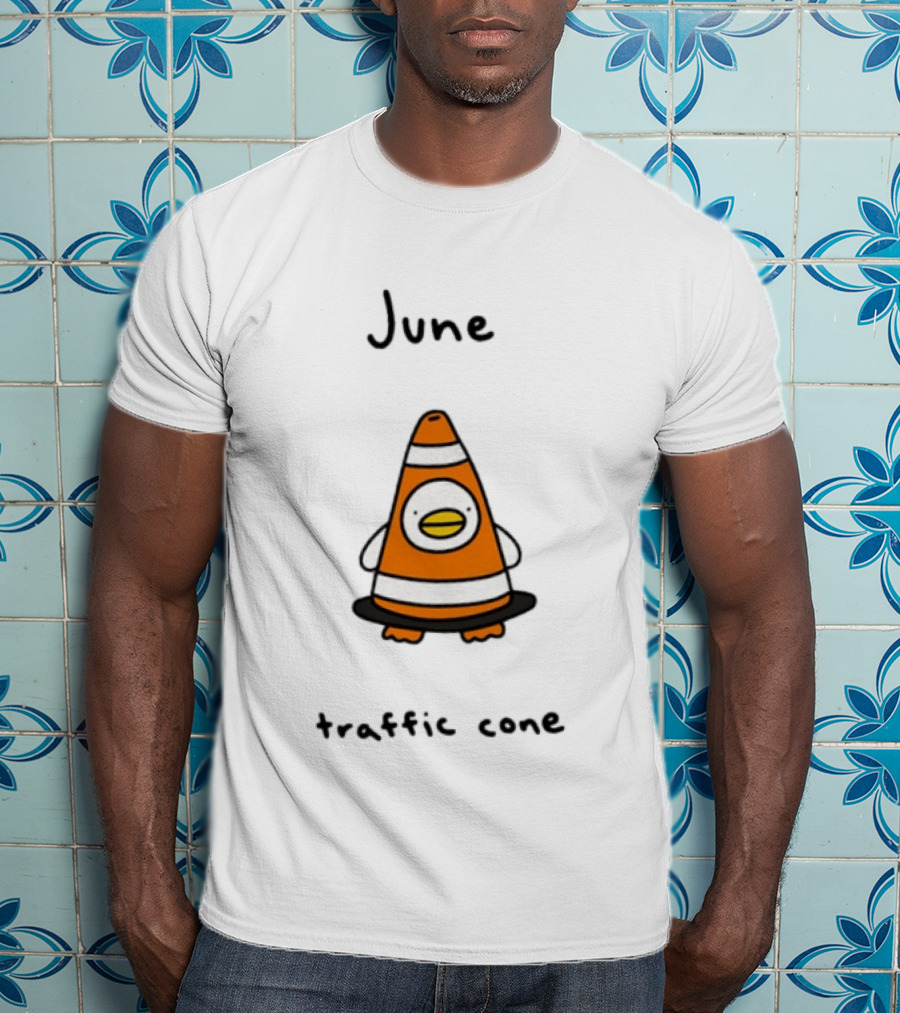 June Traffic Cone Duck Animal T-Shirt