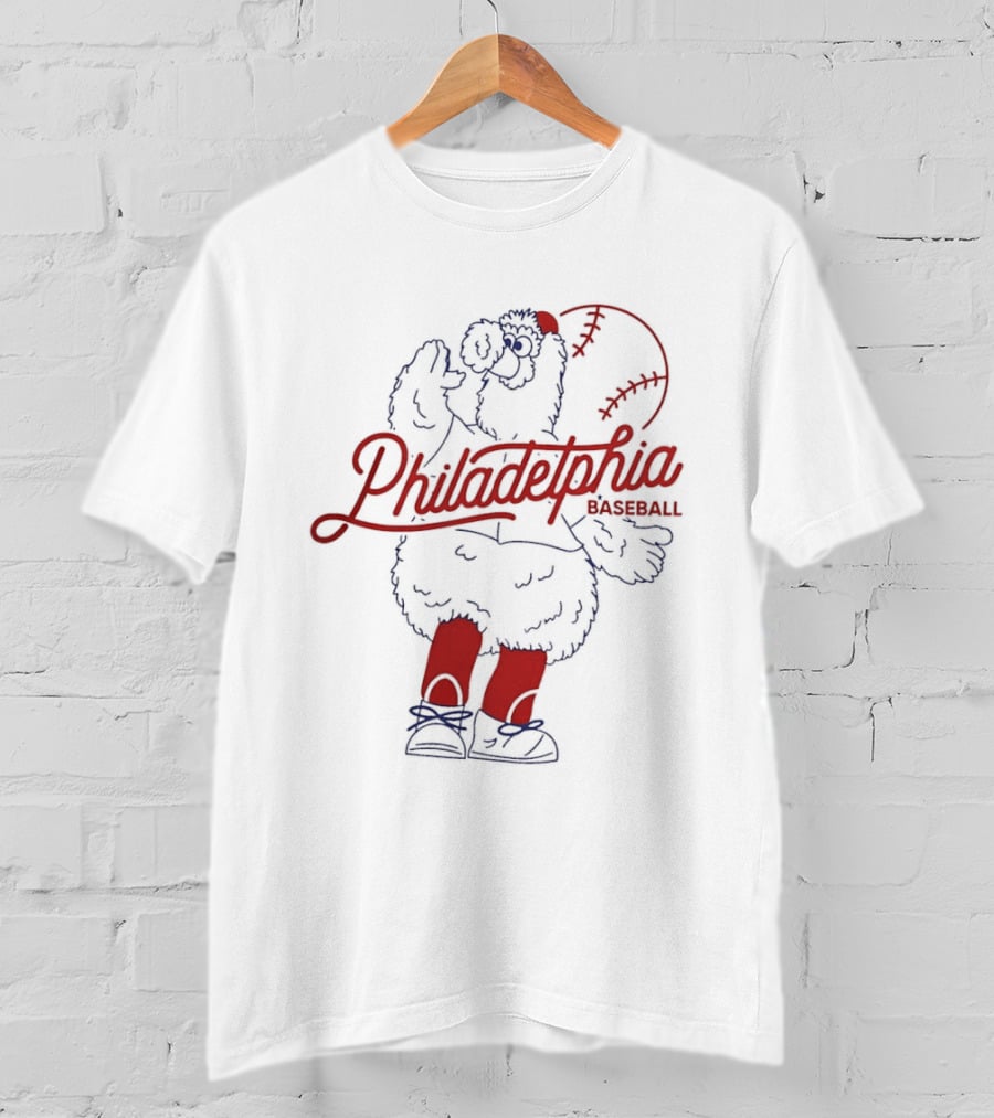 Philadelphia Phillies Phillie Phanatic Baseball T-Shirt