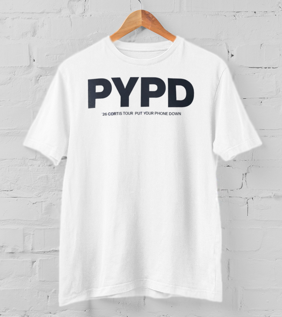PYPD 2026 Cortis Tour Put Your Phone Down T-Shirt