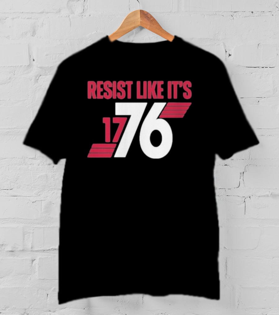 Resist Like It's 1776 Bold Vintage Red And White T-Shirt