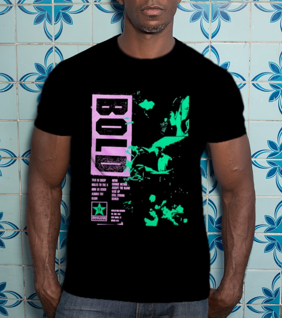 Revelation Records Talk Is Cheap Nailed To The X Positive Scene Unity Hardcore Punk T-Shirt