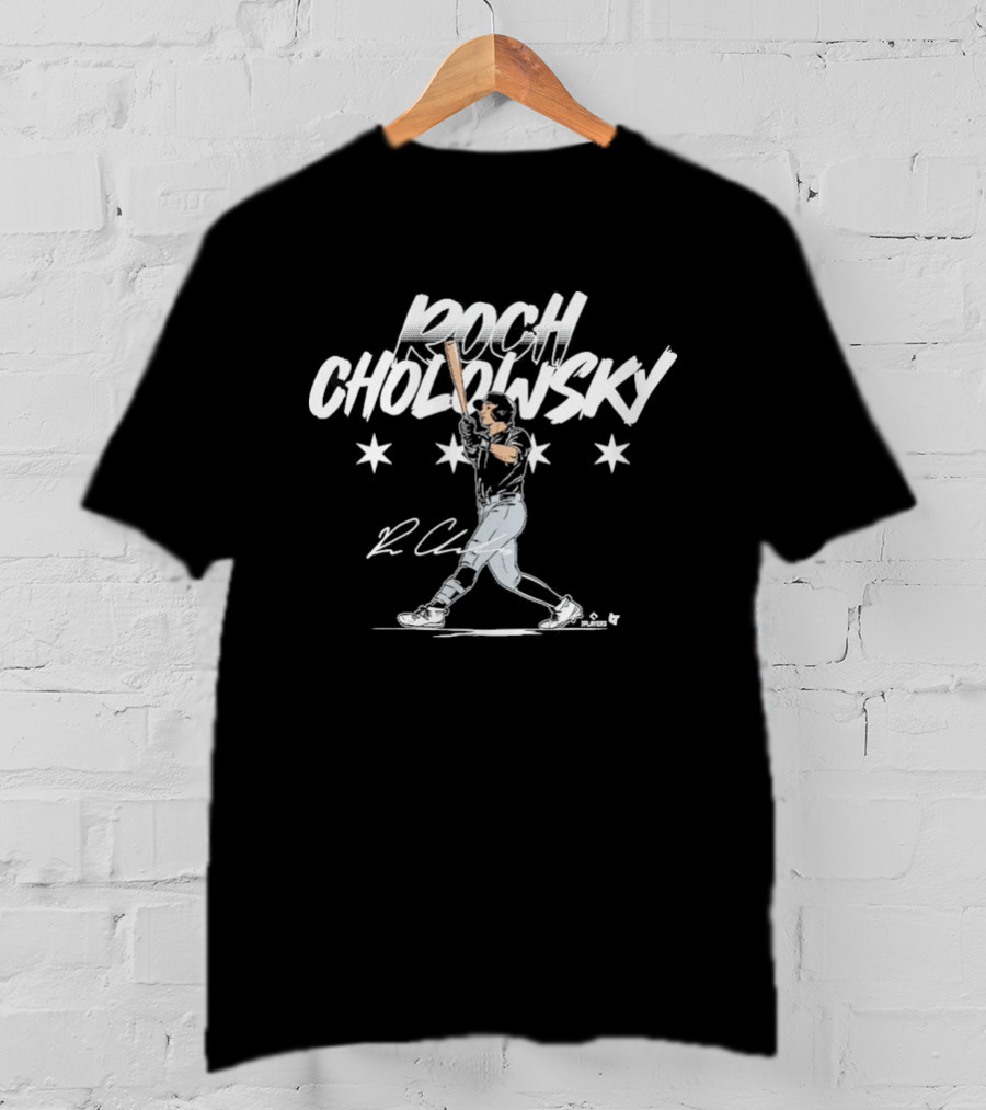 Roch Cholowsky Slugger Signature Swing With Stars And Signature T-Shirt