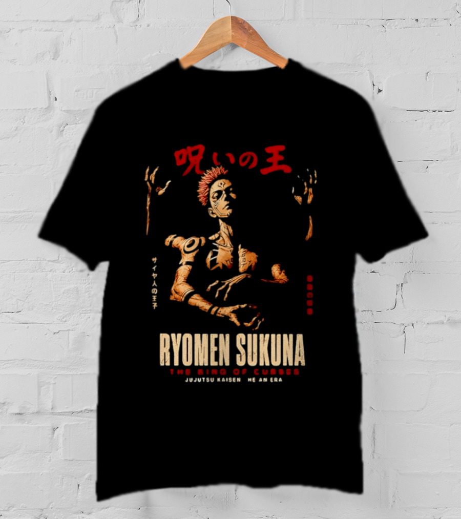 Ryomen Sukuna The King Of Curses Jujutsu Kaisen Cursed Heian Era T-Shirt