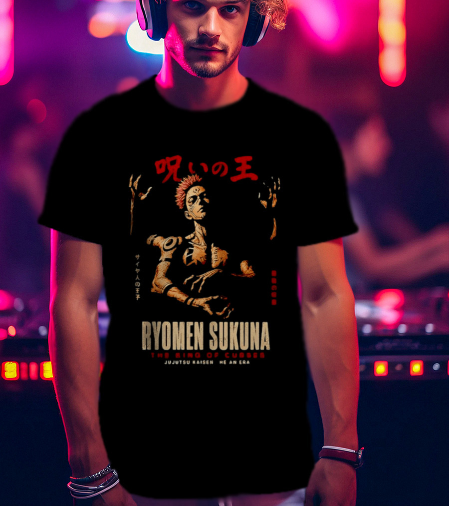 Ryomen Sukuna The King Of Curses Jujutsu Kaisen Cursed Heian Era T-Shirt