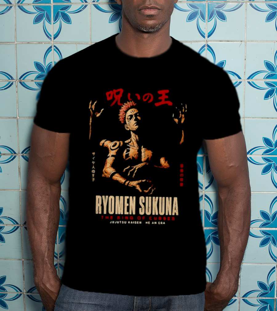 Ryomen Sukuna The King Of Curses Jujutsu Kaisen Cursed Heian Era T-Shirt