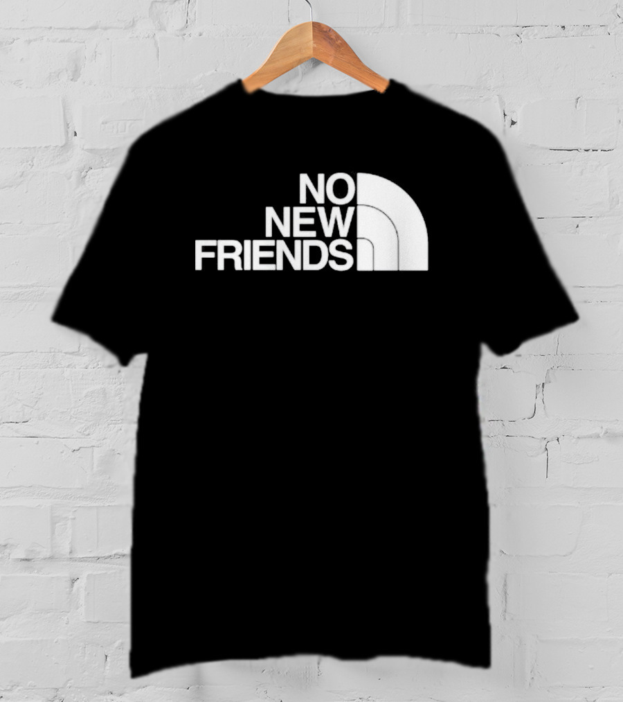 Saosin No New Friends North Face T-Shirt
