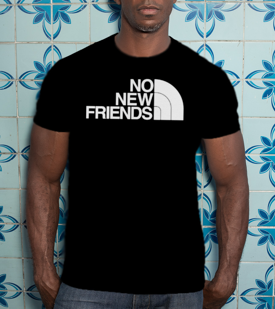 Saosin No New Friends North Face T-Shirt