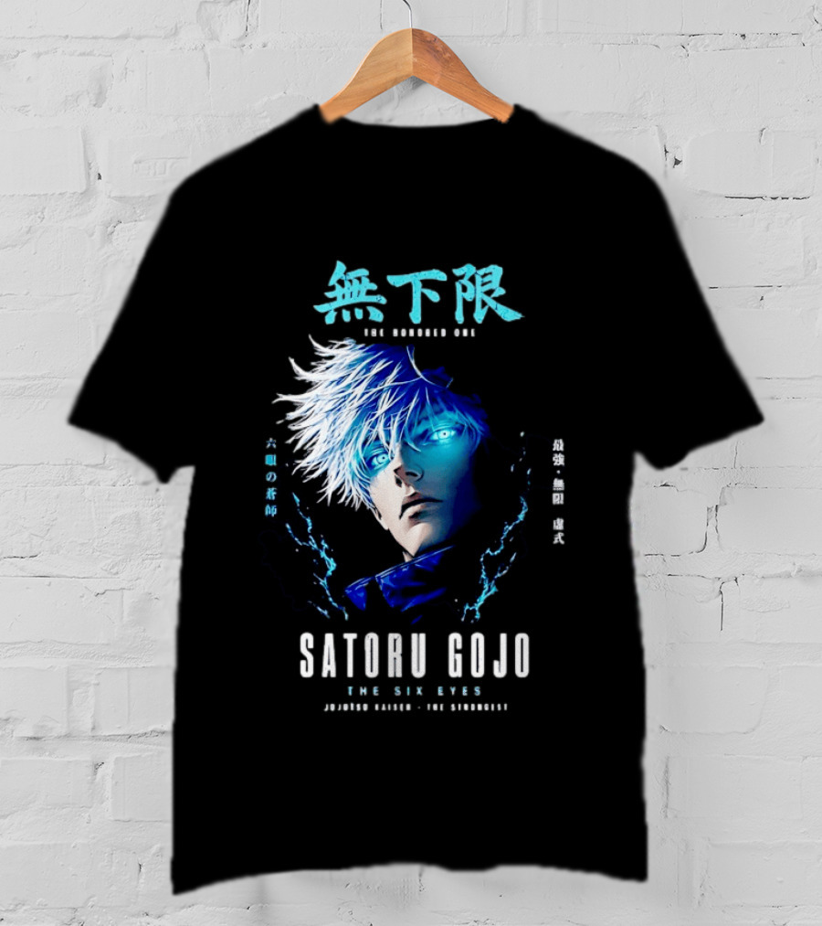 Satoru Gojo The Six Eyes Jujutsu Kaisen The Honored One T-Shirt