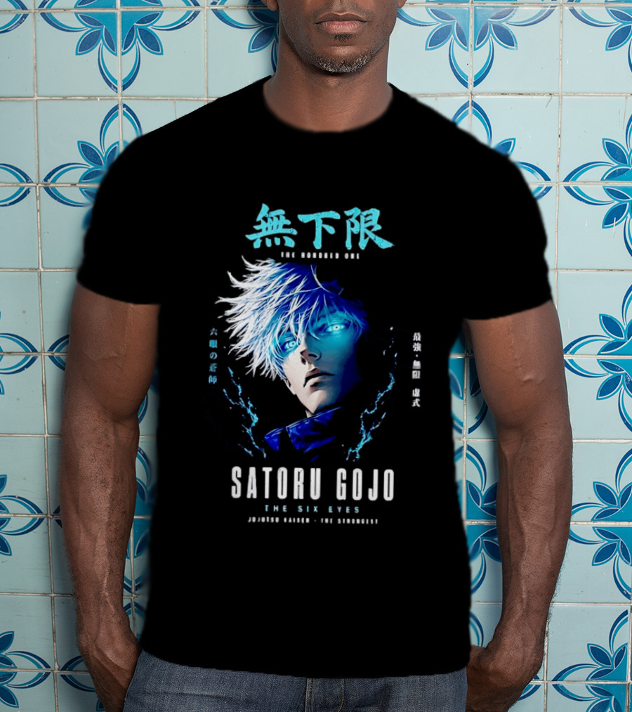 Satoru Gojo The Six Eyes Jujutsu Kaisen The Honored One T-Shirt