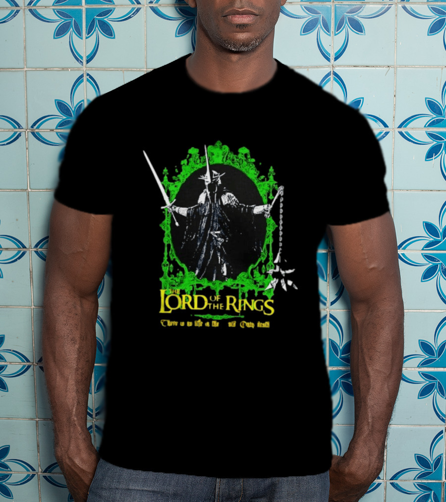 The Lord Of The Rings Witch King Of Angmar No Life In The Void Only Death T-Shirt