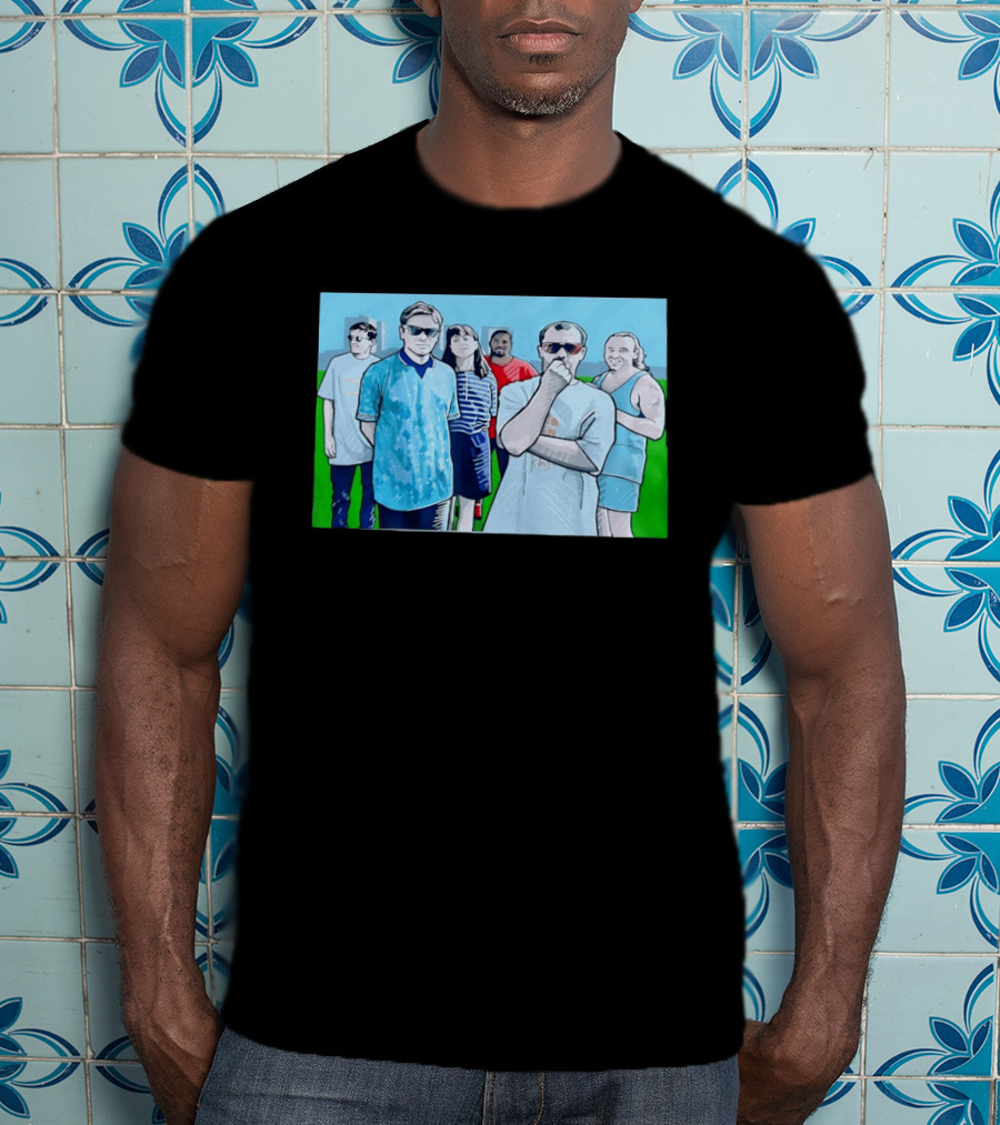 The Office Cast Illustrated Group Scene T-Shirt