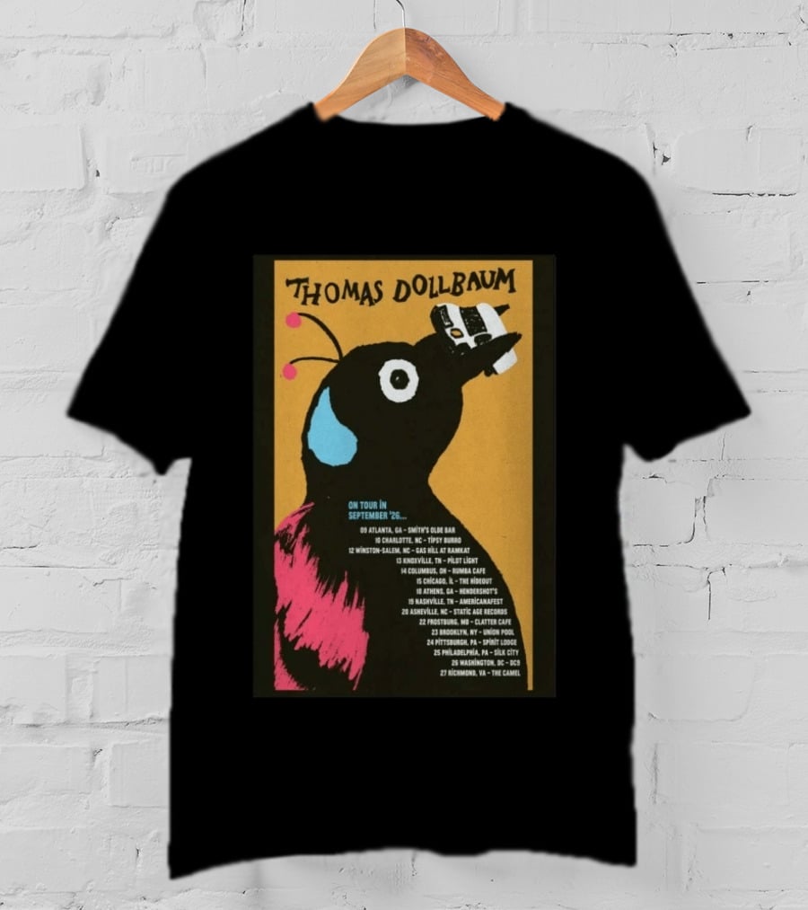 Thomas Dollbaum 2026 Tour September Concert Dates And Cities List T-Shirt