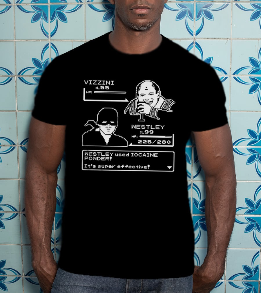 Vizzini Versus Westley Iocaine Powder Battle It's Super Effective T-Shirt