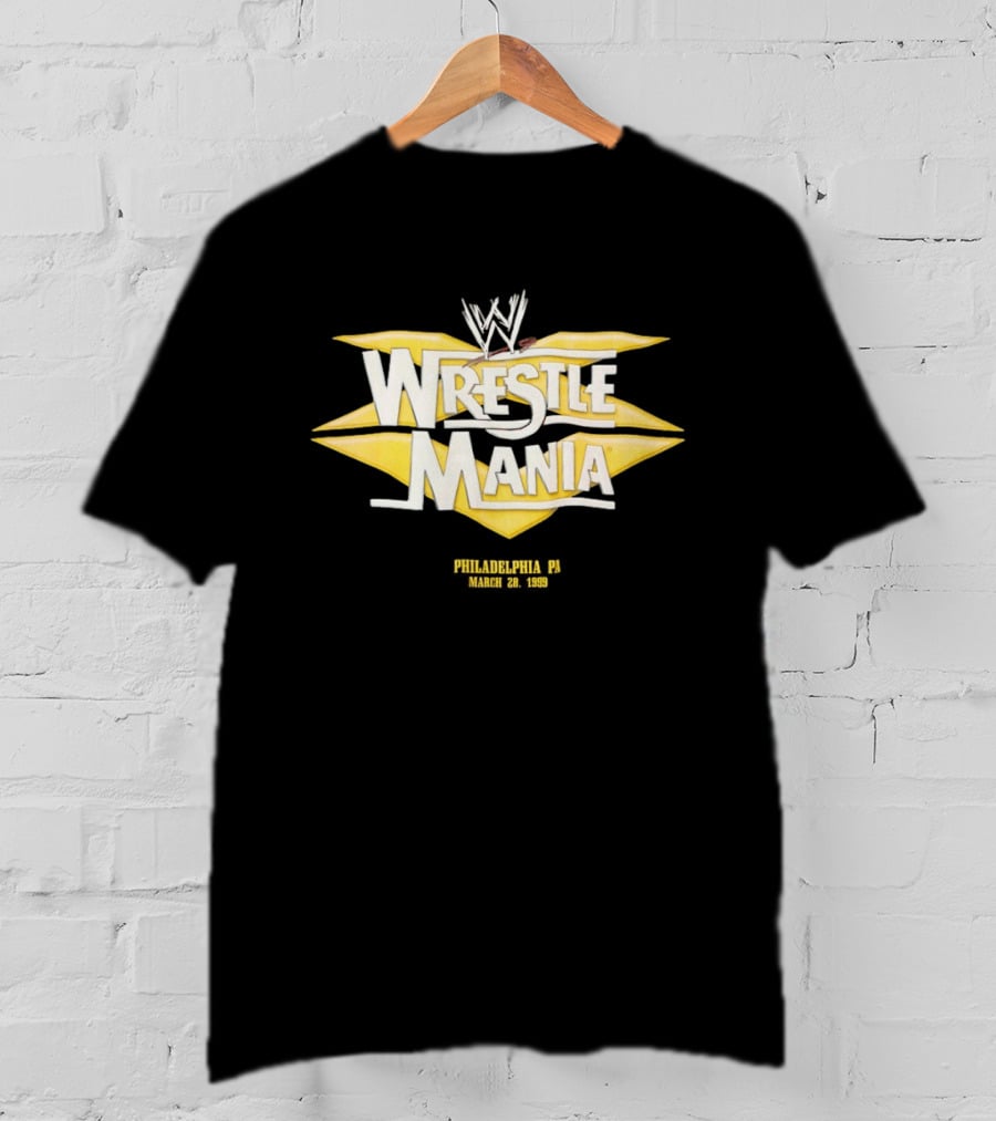WWE WrestleMania XV Philadelphia March 28 1999 T-Shirt