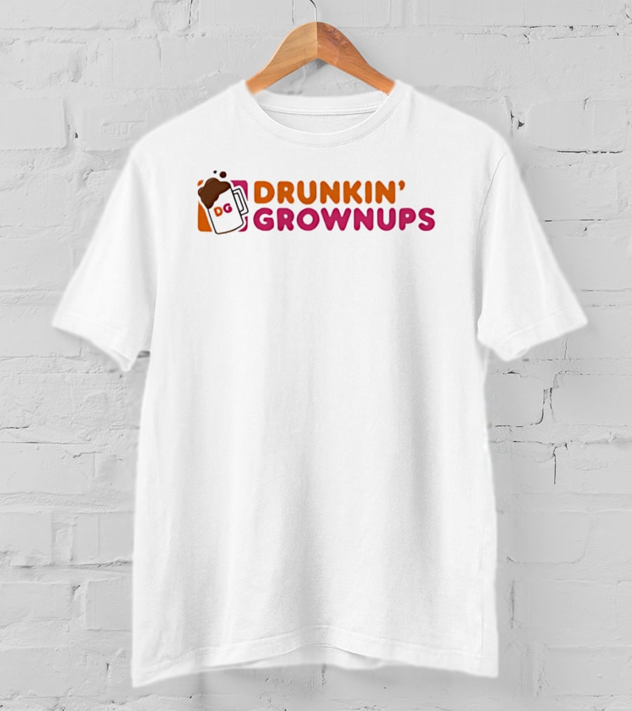 Drunkin Grownups DG Beer Foam Fun T-Shirt