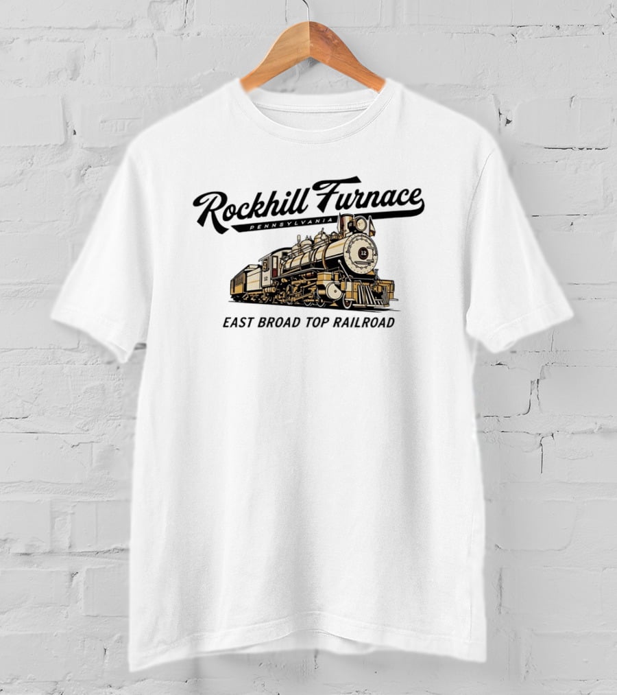 Rockhill Furnace Pennsylvania East Broad Top Railroad Steam Train 12 T-Shirt