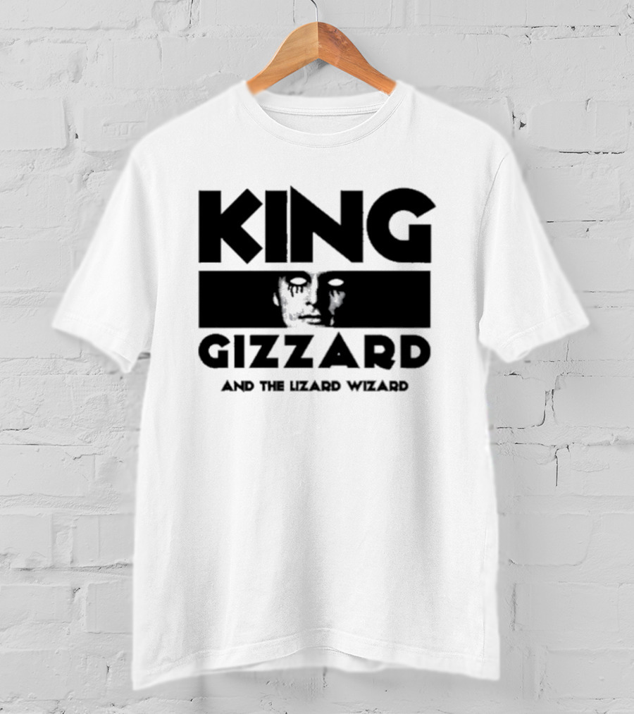 King Gizzard And The Lizard Wizard Face Illusion T-Shirt