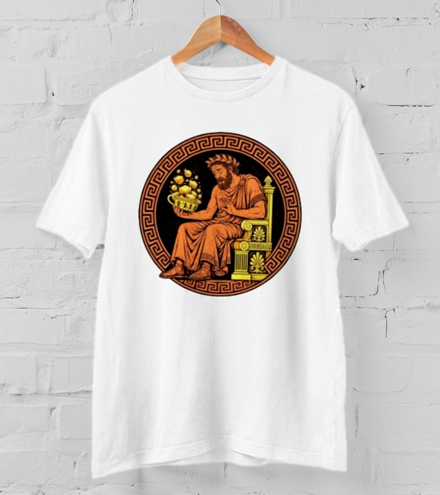 King Midas Ancient Greek Mythology Gold Transformative Touch T-Shirt