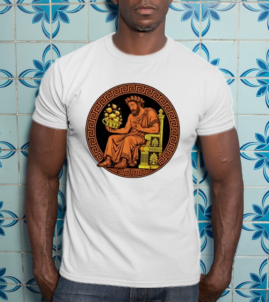 King Midas Ancient Greek Mythology Gold Transformative Touch T-Shirt