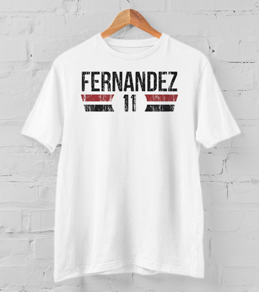 Fernandez 11 Arizona Diamondbacks Player Name And Number T-Shirt