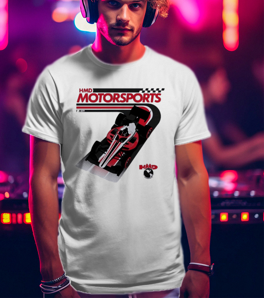 HMD Motorsports Indy NXT 2026 Racing Car T-Shirt