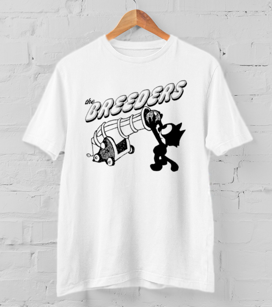 The Breeders Felix The Cat Cannon Alternative Rock T-Shirt