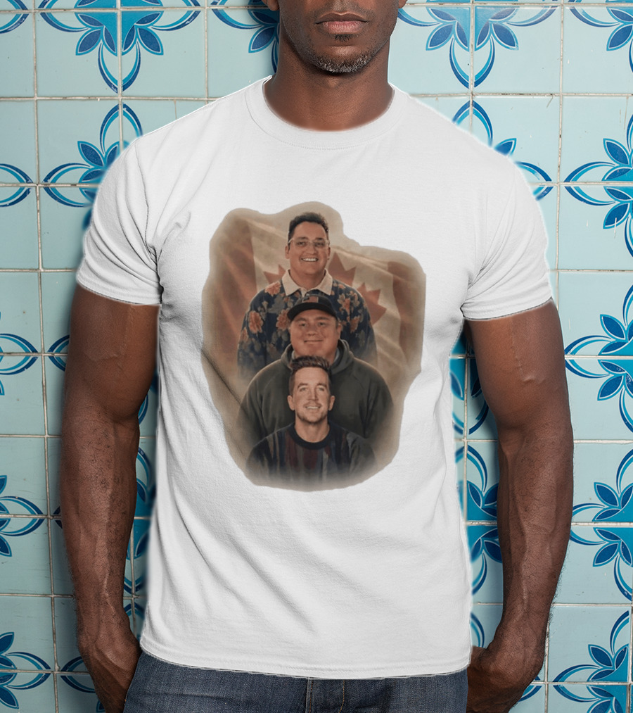 The Nelk Boys Kyle Forgeard SteveWillDoIt Canadian Flag T-Shirt