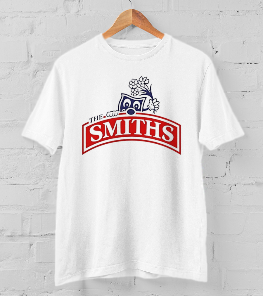 The Smiths Band Indie Rock Morrissey Sneaky Pete Peeking Lilac Daisies T-Shirt