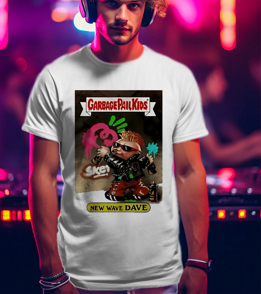 New Wave Dave Garbage Pail Topps T-Shirt