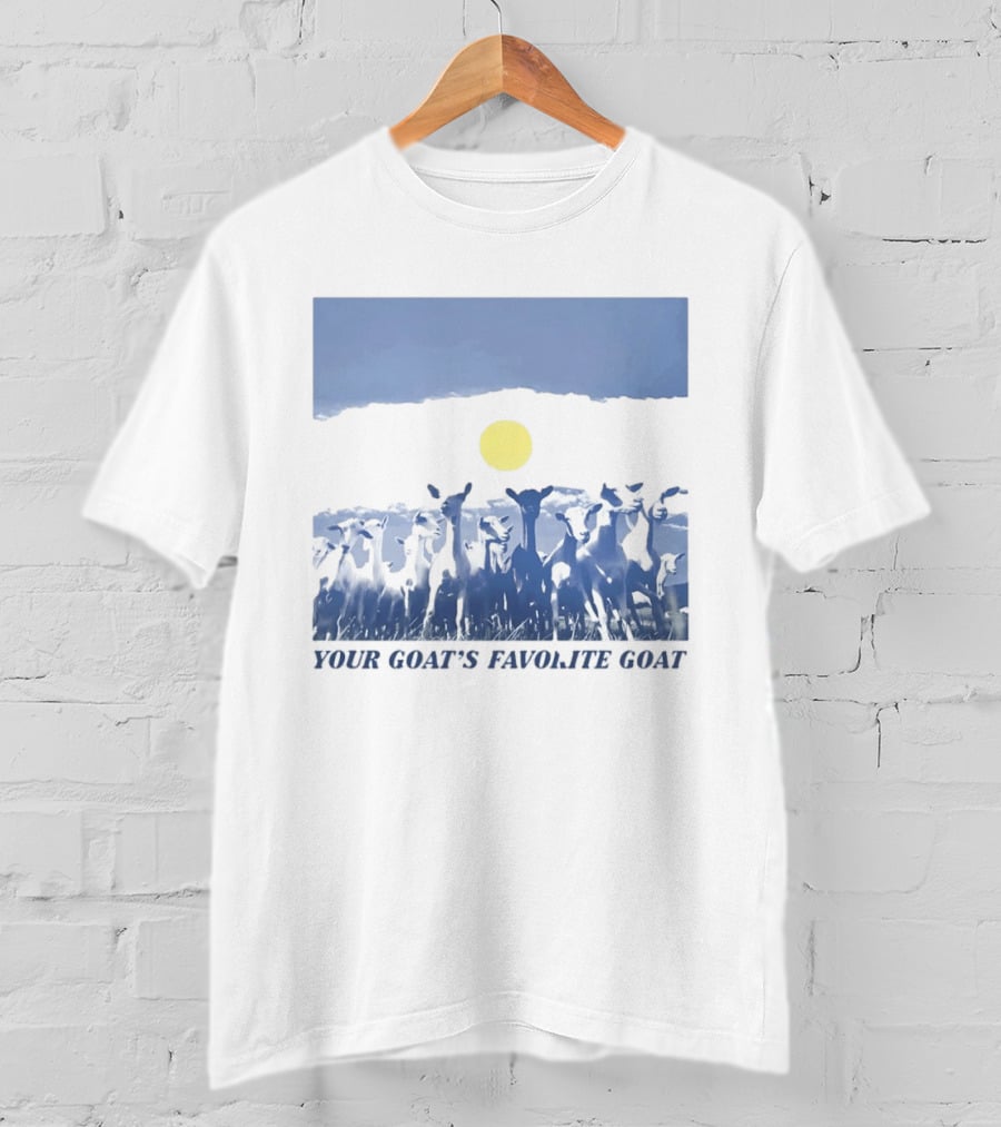 YOUR GOAT'S FAVORITE GOAT Moonlit Pasture T-Shirt