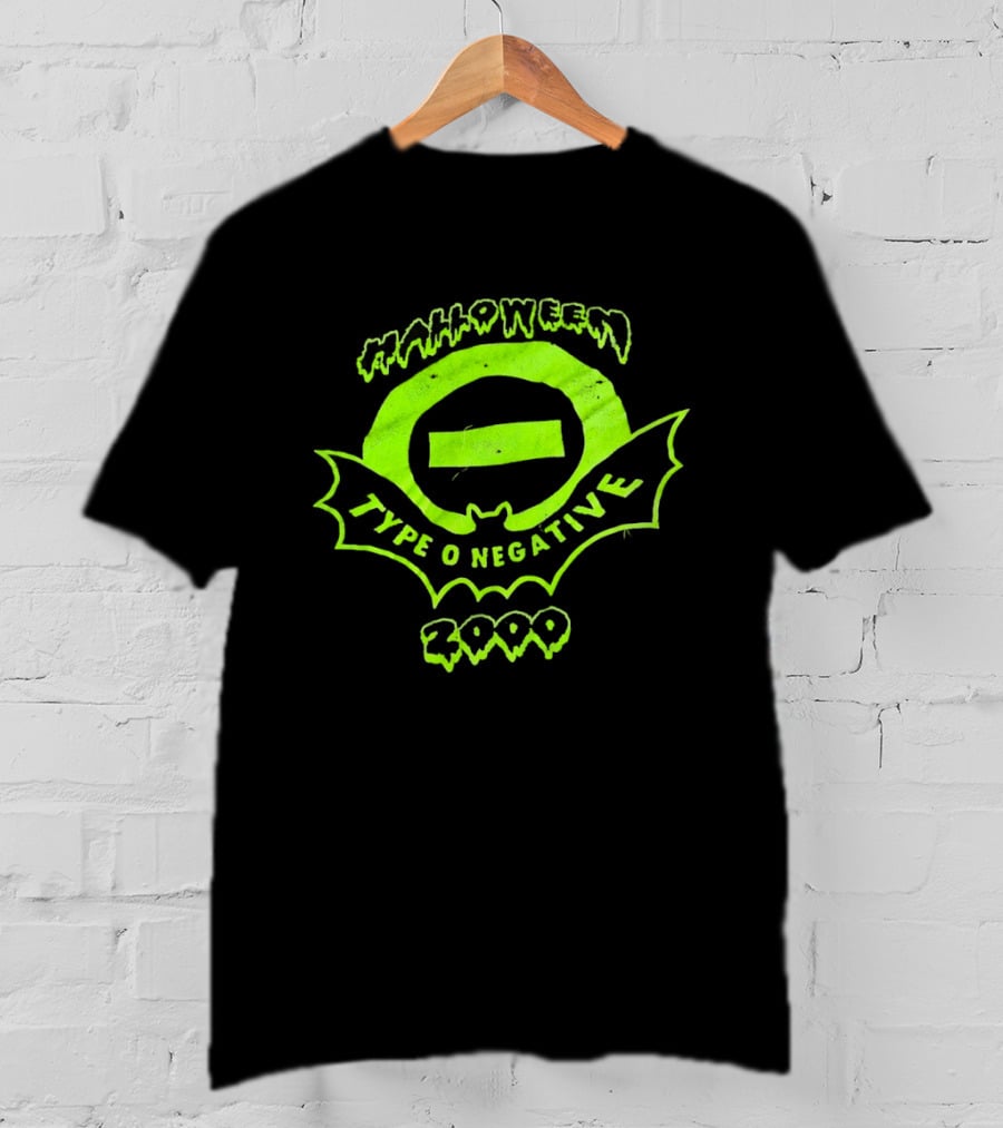 Halloween Type O Negative 2000 Gothic Metal Band T-Shirt