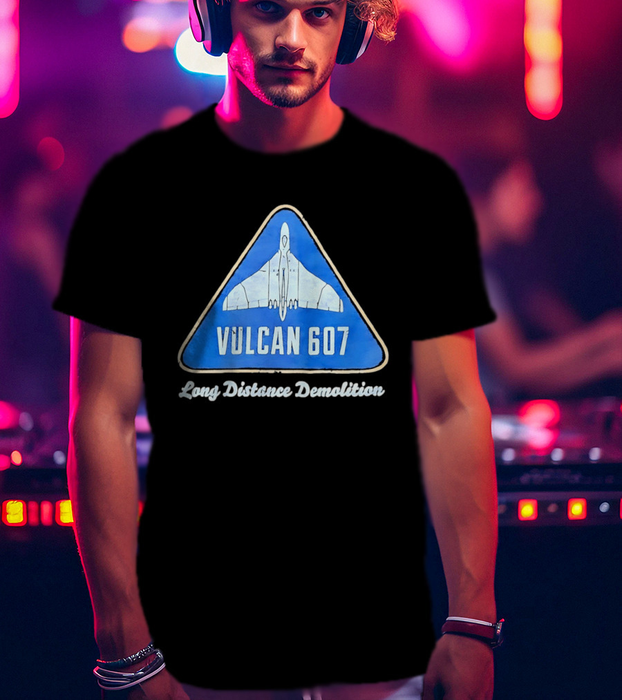 Vulcan 607 Long Distance Demolition Vintage Distressed T-Shirt