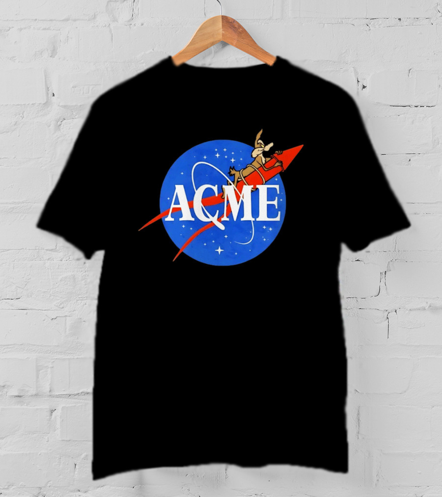 Wile E Coyote ACME Rocket NASA T-Shirt