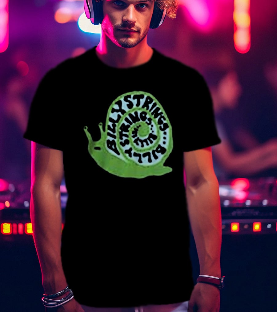 Billy Strings Summer 2026 Tour Snail With Dates T-Shirt