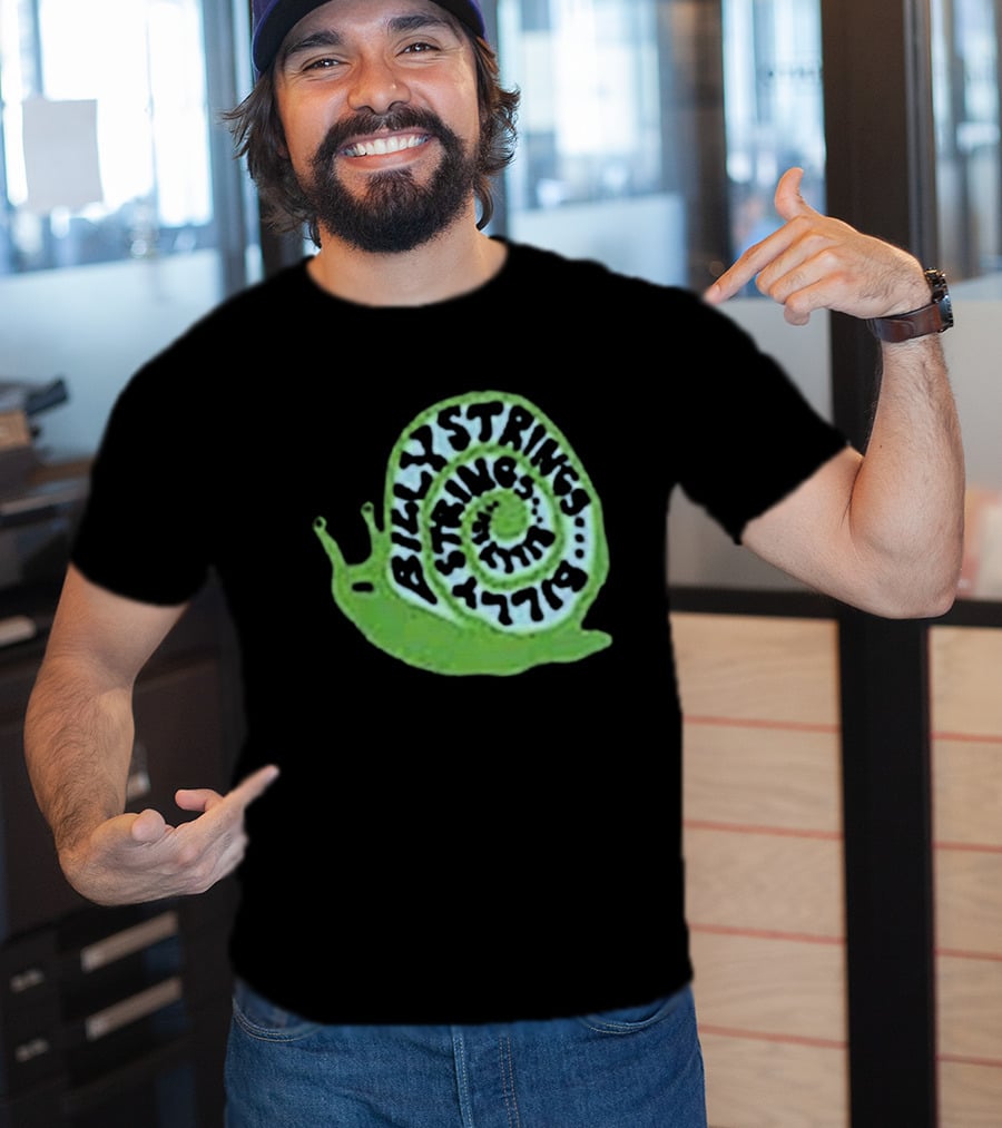 Billy Strings Summer 2026 Tour Snail With Dates T-Shirt