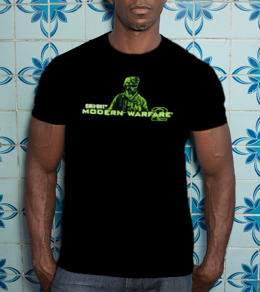 Call Of Duty Modern Warfare 2 Soldier Activision Gaming T-Shirt