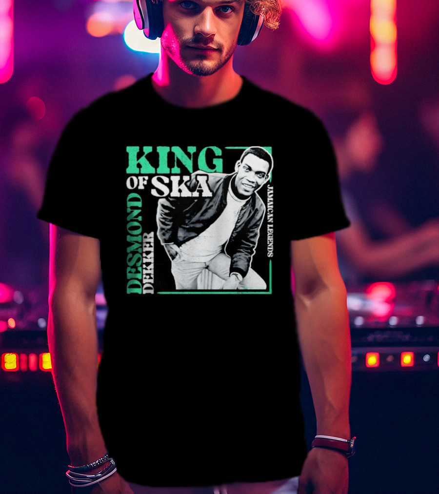 Desmond Dekker King Of Ska Jamaican Legends T-Shirt
