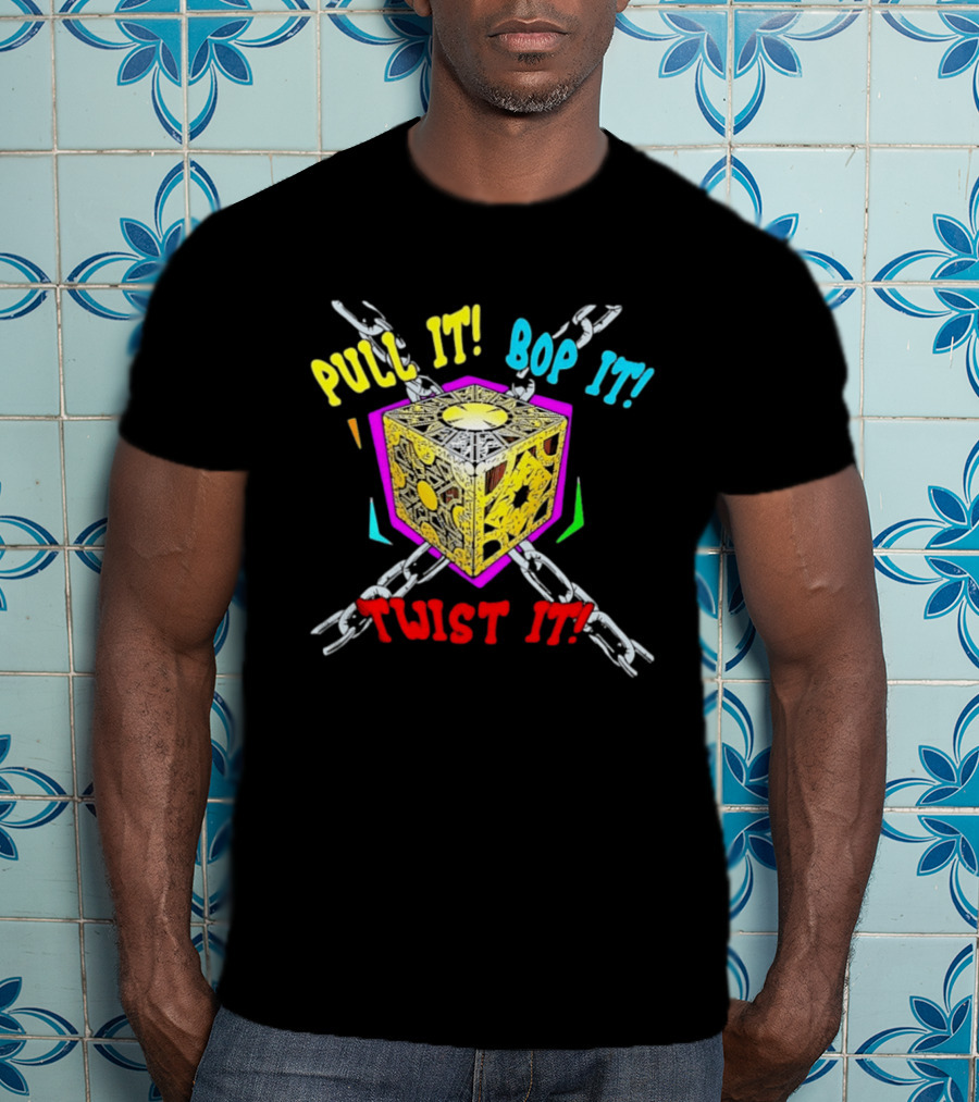 Lament Configuration Puzzle Box Pull It Bop It Twist It Chains Mashup T-Shirt