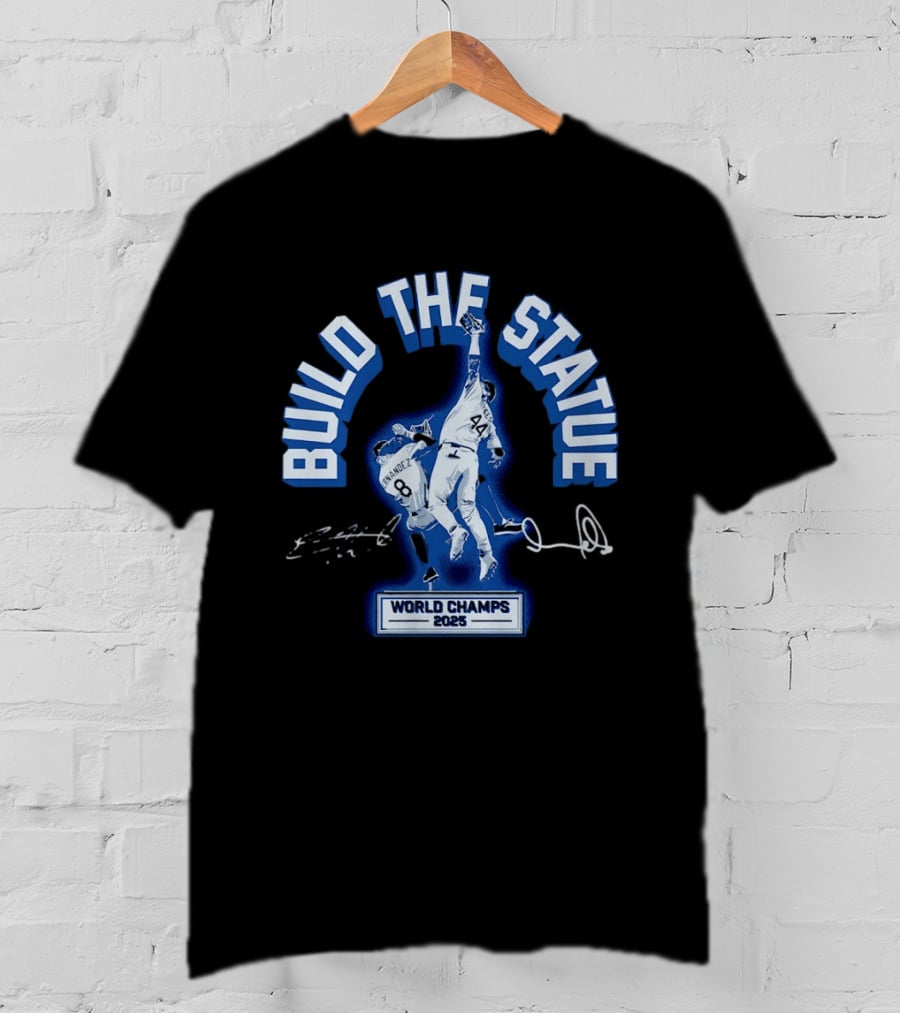 Build The Statue Hernández Pages World Champs 2025 T-Shirt