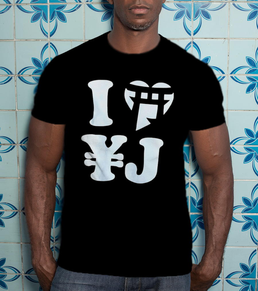 I Love Japan Yen Torii Gate Symbol Travel T-Shirt