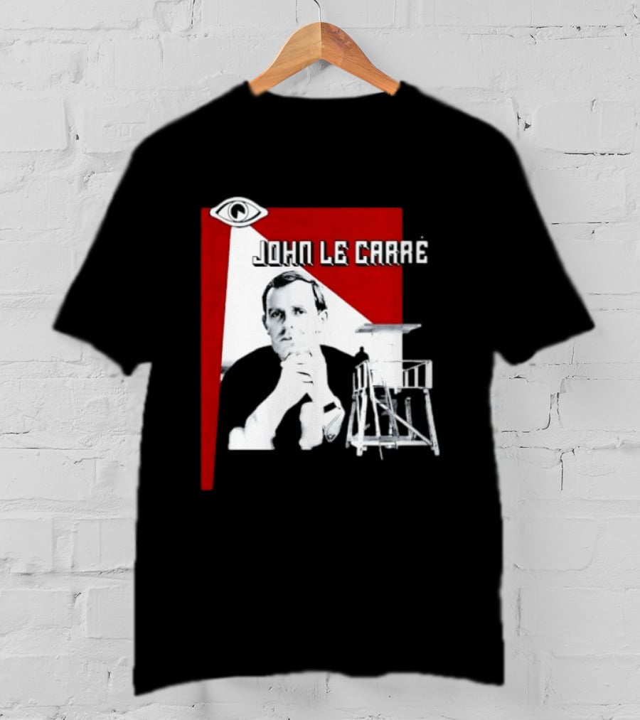 John Le Carré Spy Fiction Author Espionage Tower T-Shirt